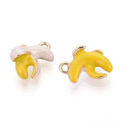 Brass Enamel Charms&nbsp;KK-G462-20LG