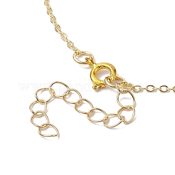 Brass Flower Pendant Necklace&nbsp;NJEW-JN04704