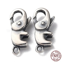 925 Thailand Sterling Silver Lobster Claw Clasps&nbsp;STER-D003-59A-AS