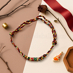 8Pcs 2 Colors Cotton Thread Braided Bracelets&nbsp;BJEW-GO0002-03