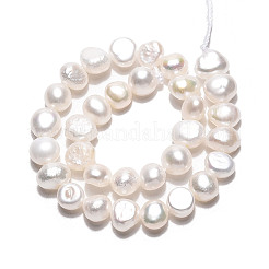 Natural Cultured Freshwater Pearl Beads Strands&nbsp;PEAR-N027-02B