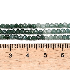 Gradient Color Natural Jadeite Beads Strands&nbsp;G-B175-D17-2mm