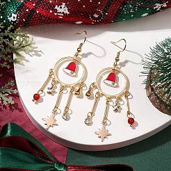 Brass Dangle Earrings&nbsp;EJEW-TA00454