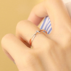 925 Sterling Silver Criss Cross Finger Rings&nbsp;FS-WGE9494-03