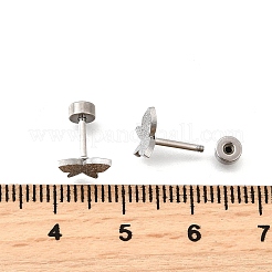 304 Stainless Steel Stud Earrings&nbsp;EJEW-H161-01P-D