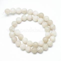 Natural White Jade Bead Strands&nbsp;G-R297-10mm-26