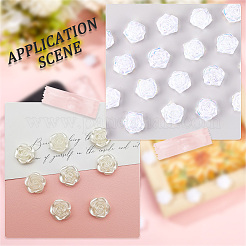 100Pcs Opaque ABS Plastic Cabochons&nbsp;KY-SP0001-16A