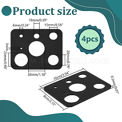 Acrylic Craft Doll Eyes Template&nbsp;DIY-WH0580-39D