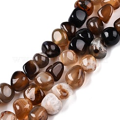 Natural Dyed & Heated Agate Beads Strands&nbsp;G-N342-65A