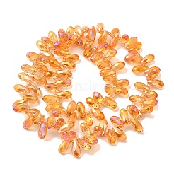 Electroplate Glass Beads Strands&nbsp;EGLA-B006-01A-HR01