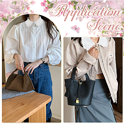 Detachable Cotton Shirt Women False Collar&nbsp;AJEW-WH20816-009A