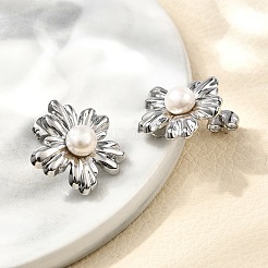 304 Stainless Steel Stud Earring Findings&nbsp;EJEW-F361-15P