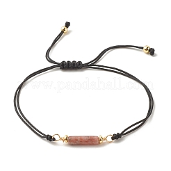Adjustable Natural Jade Braided Beaded Bracelets for Women&nbsp;BJEW-JB07792