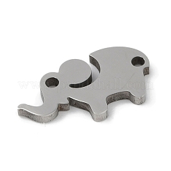 Non-Tarnish 304 Stainless Steel Connector Charms&nbsp;STAS-L279-015P