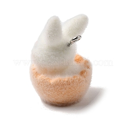 Easter Opaque Resin Pendants&nbsp;RESI-F062-03C