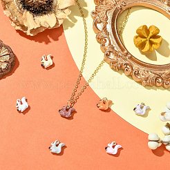 7Pcs 7 Colors Alloy Enamel Charms&nbsp;ENAM-CJ0007-42