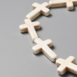 Natural Howlite Beads Strands&nbsp;G-WH0016-36B
