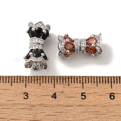 Rack Plating Brass Cubic Zirconia Glass Pendants&nbsp;KK-S368-03P
