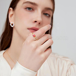 1Pc 925 Sterling Silver Adjustable Ring Findings&nbsp;RJEW-HS0001-01G