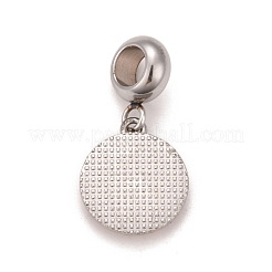 304 Stainless Steel Rhinestone European Dangle Charms&nbsp;STAS-F278-25P
