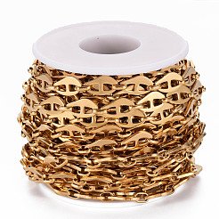 304 Stainless Steel Mariner Link Chains&nbsp;CHS-T003-12G-NF