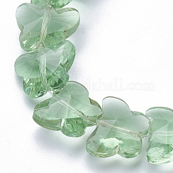 Transparent Glass Beads&nbsp;GLAA-Q066-14mm-B12