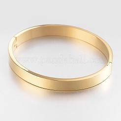 Elegant 304L Stainless Steel Bangles&nbsp;BJEW-F181-11