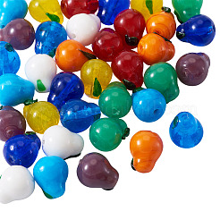 36Pcs 9 Colors Handmade Lampwork Beads&nbsp;LAMP-TA0002-18