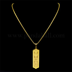 304 Stainless Steel Star of David Fish Pendant Box Chain Necklaces&nbsp;FS-WG4A3EC-02