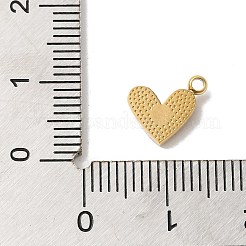 Golden Tone 304 Stainless Steel Rhinestone Charms&nbsp;STAS-L025-005G-05