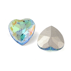 Glass Rhinestone Cabochons&nbsp;RGLA-L029-08B-SPLA