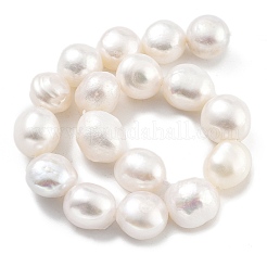 Natural Cultured Freshwater Pearl Beads Strands&nbsp;PEAR-P062-31B