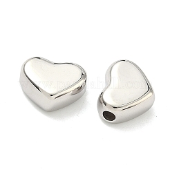 Heart Brass Beads&nbsp;KK-G555-07P