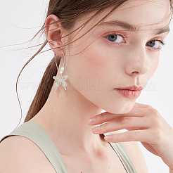 50Pcs Brass Hoop Earring Findings&nbsp;KK-BBC0015-46A