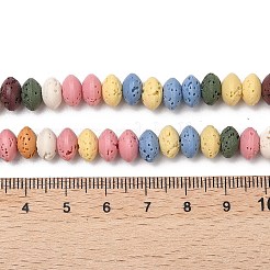 Synthetic Lava Rock Beads Strands&nbsp;G-B087-02A-01