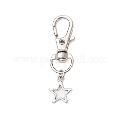 Tibetan Style Alloy Star Moon Pendant Decorations&nbsp;HJEW-JM03206
