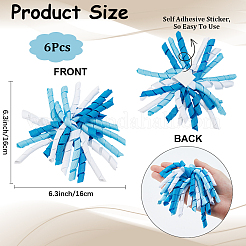 Self-adhesive Polyester Ornament&nbsp;DIY-WH20001-83C