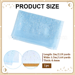 Star Pattern Nylon Fabric&nbsp;DIY-PH0038-37C