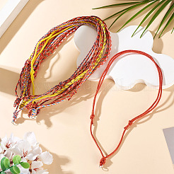 12Pcs 12 Colors Polyester & Spandex Cord Necklace Making&nbsp;AJEW-TAC00070