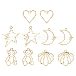 10Pcs 5 Style Alloy Pendants&nbsp;FIND-YW0003-70