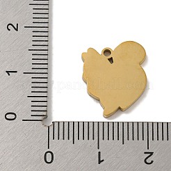 304 Stainless Steel Enamel Pendants&nbsp;STAS-Z093-07G