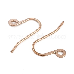 Ion Plating(IP) 304 Stainless Steel French Earring Hooks&nbsp;STAS-H436-07RG-A