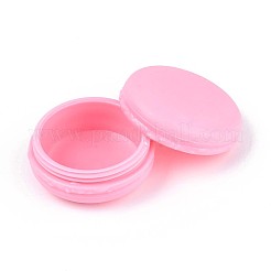 Portable Plastic Candy Color Mini Cute Macarons Jewelry Ring/Necklace Carrying Case&nbsp;CON-ZX009-04A