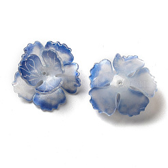 Flower Acrylic Bead Cap&nbsp;SACR-C002-08B