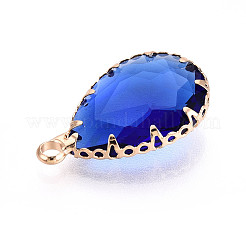 Transparent Glass Pendants&nbsp;KK-N283-02B-G