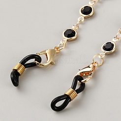 Round Acrylic with Alloy Mask Strap Extender&nbsp;AJEW-WH20054-067G-02