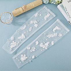 Polyester Mesh Arm Oversleeves for Women&nbsp;AJEW-WH20007-94