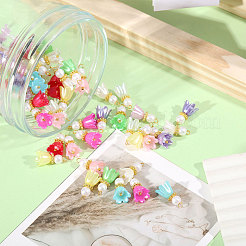 60Pcs Acrylic & Plastic Pendants&nbsp;PALLOY-CA00040