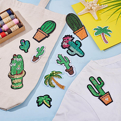 26Pcs 11 Styles Polyester Computerized Embroidery Cloth Iron on/Sew on Patches&nbsp;PATC-PH0001-52
