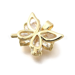 Brass Micro Pave Cubic Zirconia Charms&nbsp;KK-N254-226G-01